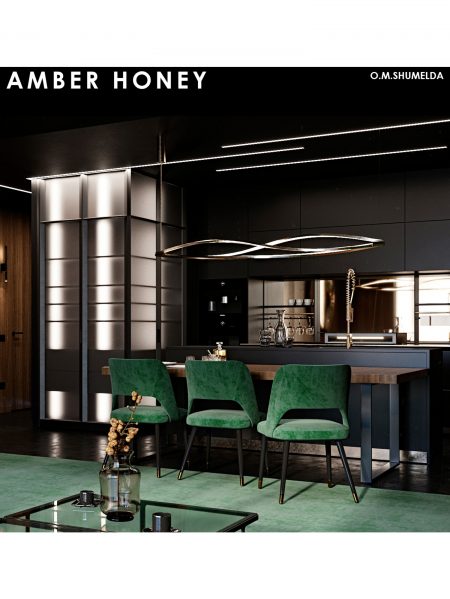 Amber honey